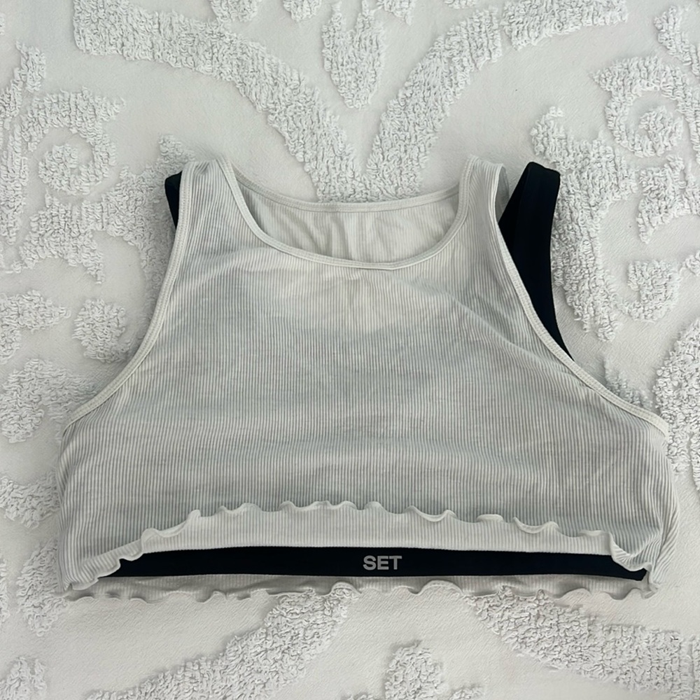 SET Active Parke collab tank sports bra